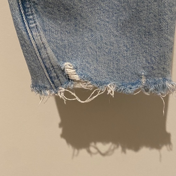 Agolde Sky Blue Denim Jeans - Picture 3 of 7